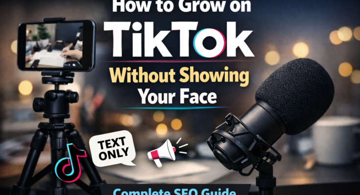How to Grow on TikTok Without Showing Your Face (Complete SEO Guide)