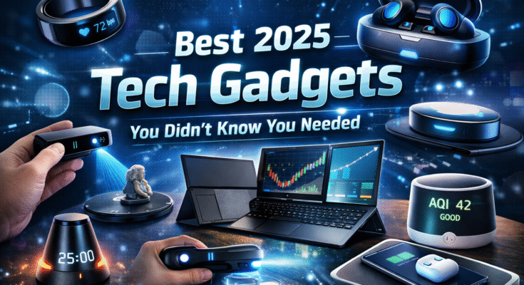 Best 2025 Tech Gadgets You Didn’t Know You Needed